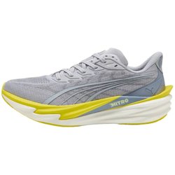 Puma Deviate Nitro 4 Shoes Gray Yellow SS26