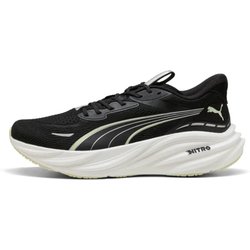 Puma Magnify Nitro 3 Black White SS26, Size 45 - Eur