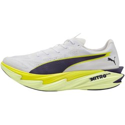 Puma Deviate Nitro Elite 4 Shoes White Yellow SS26