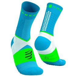 Compressport Ultra Trail V2.0 Socks Blue Green, Size Size 1