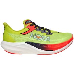Hoka Rocket X 3 Shoes Green Red SS26 Unisex, Size Eu 44 2/3