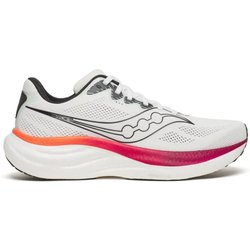 Saucony Ride 19 Shoes White Red SS26, Size 41 - Eur