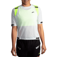 365Rider 62 % Rabatt auf das graugelbe Brooks Carbonite TShirt für Damen XS