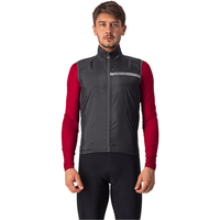 Gilet Coupe-vent Castelli Squadra Stretch Noir, Taille L