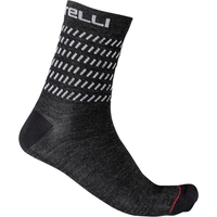 Chaussettes Castelli Go 15 Gris Foncé, Taille XXL