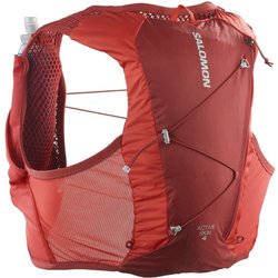 Salomon Active Skin 4 Set Red Running Vest, Size L