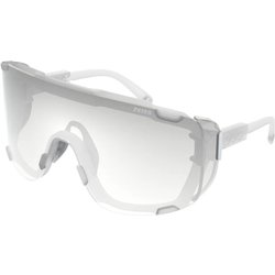 Poc Devour Cycling Sunglasses In Transparant Clarity Trail And Partly Sunny Silver