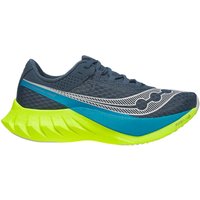 Chaussures de course Saucony Endorphin Pro 4 bleu marine vert pour femme, Taille 35,5 euros