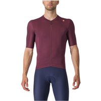 Maillot manches courtes Castelli Espresso marron, Taille XL