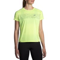 365 Rider Tshirt Brooks Sprint Free 20 jaune à manches courtes Taille S