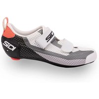 SIDI T-5 Air Sneakers Black White Coral, Size 47 - EUR