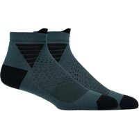 365Rider Get 35% Discount on Asics Fujitrail Quarter Socks in Green and Black Size IV