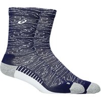 365Rider Get 35% Off Asics Performance Run Crew Socks in Blue Grey Size IV
