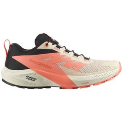 Scarpe Salomon Sense Ride 5 Beige Arancione SS25 Donna, Taglia Eu 40