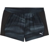 365Rider Puma Run Velocity AllOver Print 3 Black Womens Shorts Size XS