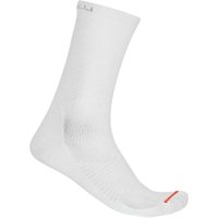 365 Rider Chaussettes Castelli AC 18 Blanc Taille SM