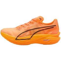 Puma Deviate Nitro Elite 3 Orange Black AW25 Shoe, Size 41 - Eur