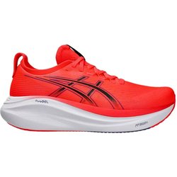 Scarpe Asics Gel-Nimbus 27 Rosso Nero AW25, Taglia 44,5 - Eur