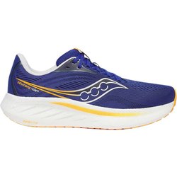 Saucony Ride 18 Shoes Blue Orange SS25, Size 46 - Eur
