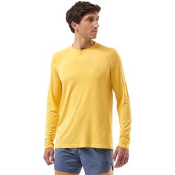 Compressport Performance Long Sleeve T-Shirt Yellow, Size Xl