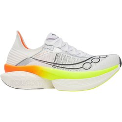 Saucony Endorphin Elite 2 Shoes White Orange AW25 Unisex, Size 41 - Eur