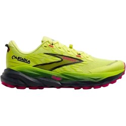 Brooks Cascadia 19 Yellow Pink AW25 Women's Shoes, Size 42 - Eur