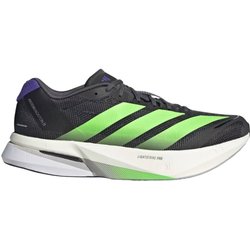 Adidas Adizero Boston 13 Shoes Black Green SS26, Size Uk 10.5