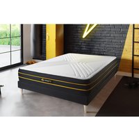 Ensemble matelas ULTRA sommier kit noir