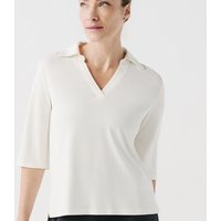 T-shirt manche courte beige en viscose