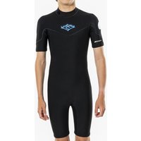 Combinaison Surf Manches Courtes Garçon - Noire Rip Curl