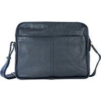 Sac Messenger Noir en cuir