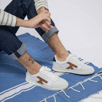Baskets HAZEL - cuir blanc