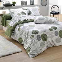 Drap plat coton BAXLEY - vert