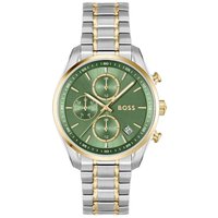 Montre Femme Boss Grand Tour Ladies - 1502766 Bracelet Acier Argent, Doré