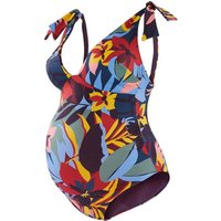 Maillot de bain maternité réversible 1 pièce coques fixes - multicolore Cache Coeur Maillot de Bain