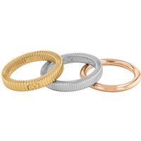 Bague femme Calvin Klein Playful Repetition - 35000027 Acier Argent, Doré rose