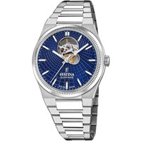 Montre Homme Festina Swiss Made Automatic - F20053-2 Bracelet Acier Argent