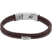 Bracelet Homme Fossil Bijoux - JF04702040 - Cuir,Acier Marron