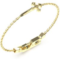 Bracelet South Alameda Acier Doré Motif Dague