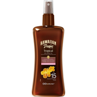 Spray Huile Sèche Protectrice Bronzage Parfait à la Noix de Coco et Goyave - SPF 15