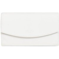 Pochette de soirée Cuir CONFORT Blanc Fleur
