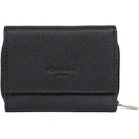Portefeuille Stop RFID CONFORT Noir en cuir Yara