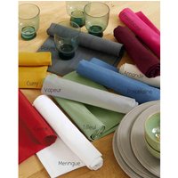 Lot De 6 Serviettes Vert Amande 45 x 45 cm - UNI