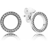 Boucles d'oreille Pandora 290585CZ - Boucles d'oreille PANDORA Pour Toujours