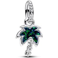 Charm Pendant Palmier Vert Opalescent