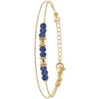 Bracelet Femme So Charm - B4174-BLEU - Bracelet Mode Doré