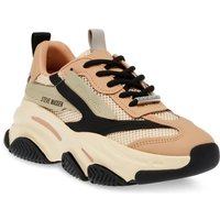 Baskets synthétique kaki/blanc POSSESSION-E