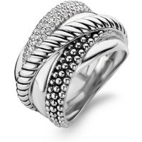 Bague Ti Sento 12003ZI - Bague Cristaux Blanc Ti Sento Bijoux