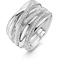 Bague Ti sento 12067ZI - Bague Entrelacée Cristaux Ti Sento Bijoux