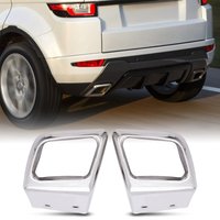 Predator4x4 Chrome Exhaust Bumper Tail Pipe Trims To Fit Range Rover Evoque L538 10-17
